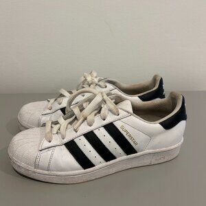 Adidas Originals Superstar Shell Toes Sneaker Men's Size 6.5 Black White